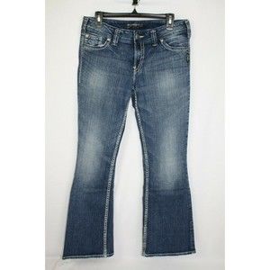 Silver Jeans Women's Juniors Suki Surplus Jeans Excellent Condition Size 30/30